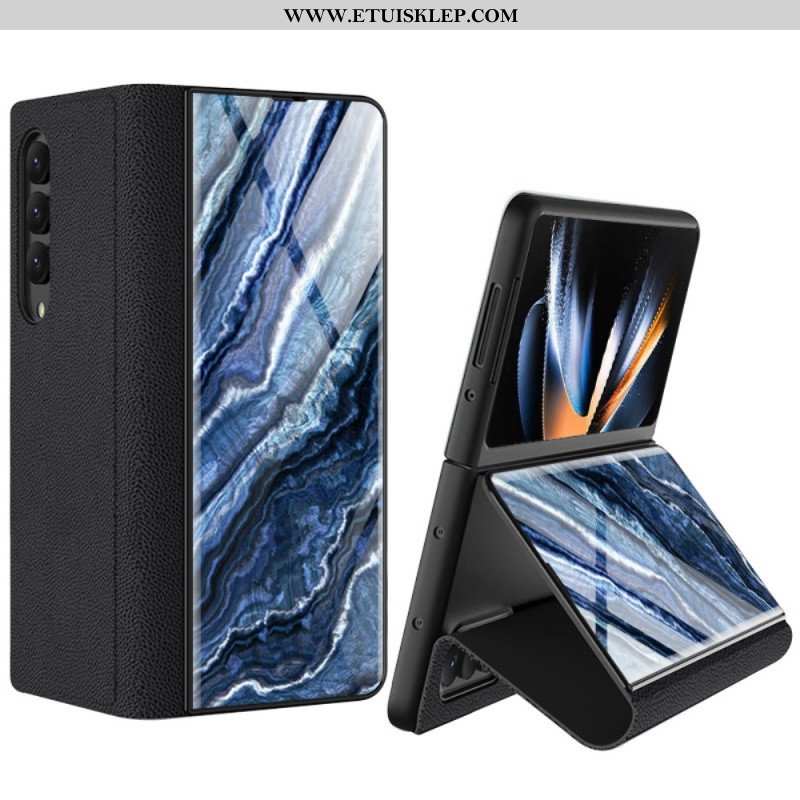 Etui do Samsung Galaxy Z Fold 4 Marmurowe Fale Gkk